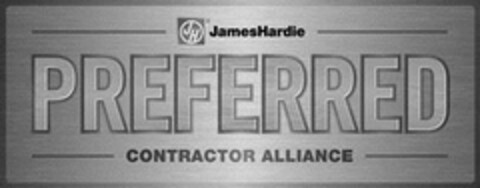 JH JAMESHARDIE PREFERRED CONTRACTOR ALLIANCE Logo (USPTO, 20.03.2015)