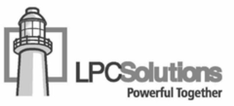 LPC SOLUTIONS POWERFUL TOGETHER Logo (USPTO, 04/09/2016)