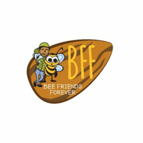 BFF: BEE FRIENDS FOREVER Logo (USPTO, 19.09.2016)