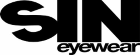 SIN EYEWEAR Logo (USPTO, 28.09.2016)