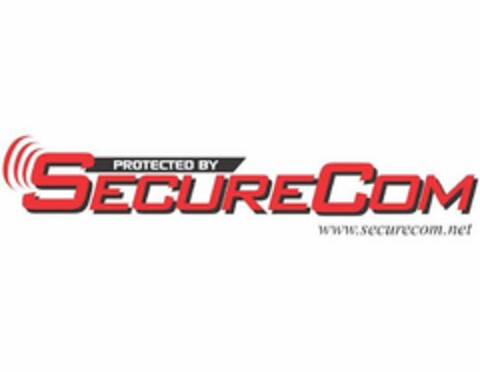 SECURECOM WWW.SECURECOM.NET PROTECTED BY Logo (USPTO, 17.08.2017)