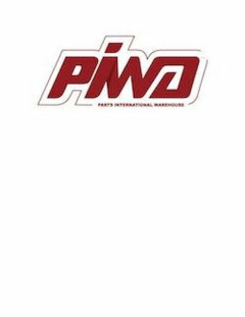 PIWA PARTS INTERNATIONAL WAREHOUSE Logo (USPTO, 09.10.2017)