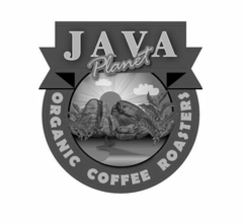 JAVA PLANET ORGANIC COFFEE ROASTERS Logo (USPTO, 31.01.2018)