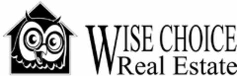 WISE CHOICE REAL ESTATE Logo (USPTO, 02/07/2018)