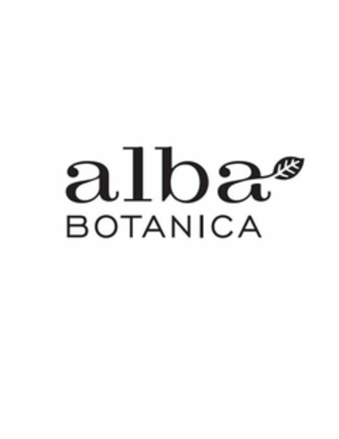 ALBA BOTANICA Logo (USPTO, 06/07/2018)