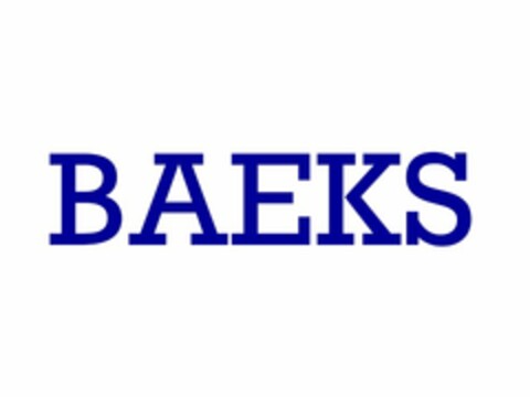 BAEKS Logo (USPTO, 22.10.2018)