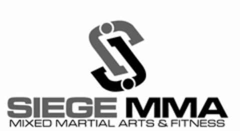 S SIEGE MMA MIXED MARTIAL ARTS & FITNESS Logo (USPTO, 17.01.2020)