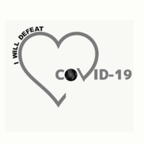 I WILL DEFEAT COVID-19 Logo (USPTO, 28.04.2020)