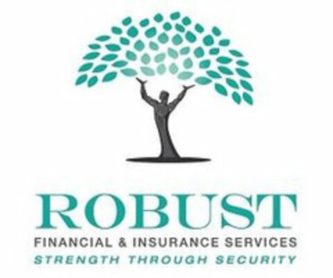 ROBUST FINANCIAL & INSURANCE SERVICES STRENGTH THROUGH SECURITY Logo (USPTO, 13.08.2020)