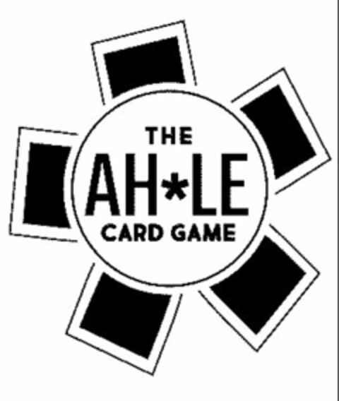 THE AH*LE CARD GAME Logo (USPTO, 09/18/2020)