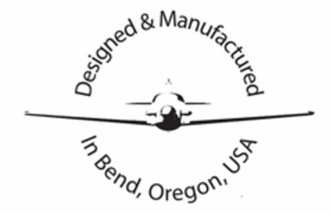 DESIGNED & MANUFACTURED IN BEND, OREGON, USA Logo (USPTO, 18.09.2020)