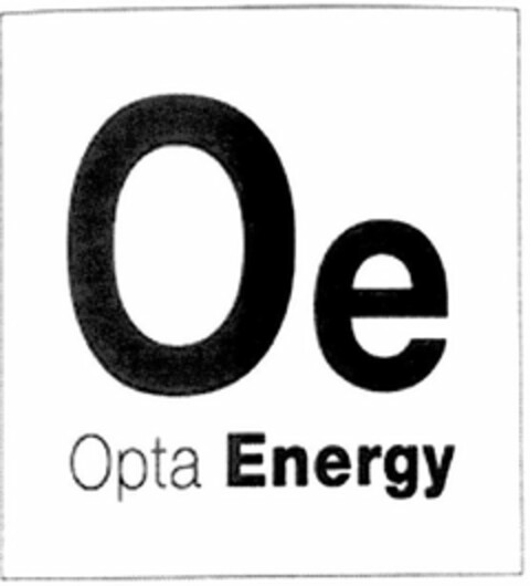 OE OPTA ENERGY Logo (USPTO, 24.02.2009)