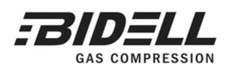 BIDELL GAS COMPRESSION Logo (USPTO, 22.04.2009)