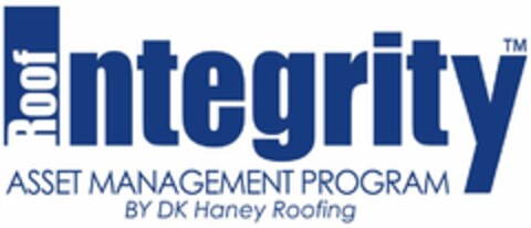 ROOF INTEGRITY ASSET MANAGEMENT PROGRAM BY DK HANEY ROOFING Logo (USPTO, 01/06/2010)