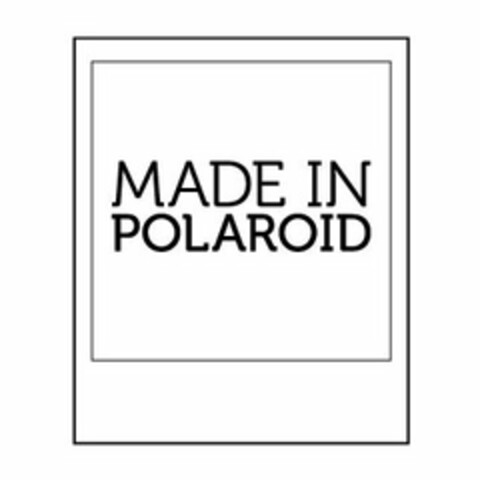 MADE IN POLAROID Logo (USPTO, 09.09.2010)