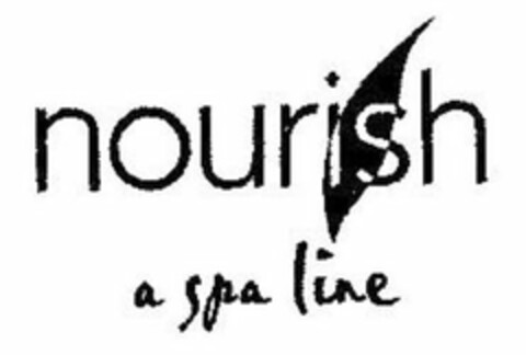 NOURISH A SPA LINE Logo (USPTO, 10/29/2010)