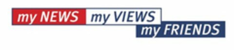 MY NEWS MY VIEWS MY FRIENDS Logo (USPTO, 05.05.2011)