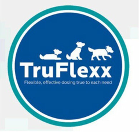 TRUFLEXX FLEXIBLE, EFFECTIVE DOSING TRUE TO EACH NEED Logo (USPTO, 29.09.2011)