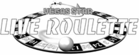 VEGAS STAR LIVE ROULETTE Logo (USPTO, 07.12.2011)