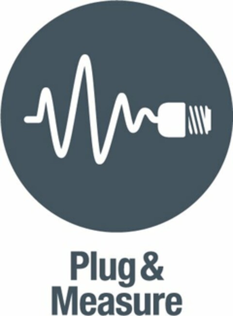 PLUG & MEASURE Logo (USPTO, 01/13/2012)