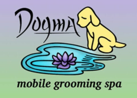 DOGMA MOBILE GROOMING SPA Logo (USPTO, 09/18/2012)