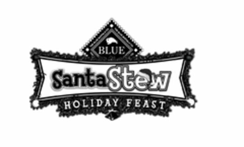 THE BLUE BUFFALO CO. BLUE SANTA STEW HOLIDAY FEAST Logo (USPTO, 05/17/2013)