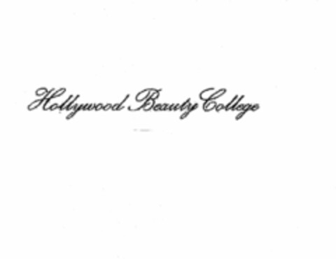 HOLLYWOOD BEAUTY COLLEGE Logo (USPTO, 08.10.2013)