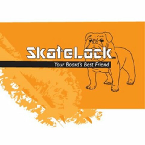 SKATELOCK YOUR BOARD'S BEST FRIEND Logo (USPTO, 04/14/2014)