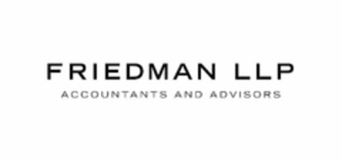 FRIEDMAN LLP ACCOUNTANTS AND ADVISORS Logo (USPTO, 31.03.2015)