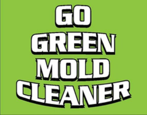 GO GREEN MOLD CLEANER Logo (USPTO, 17.04.2015)