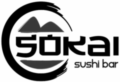 SOKAI SUSHI BAR Logo (USPTO, 08/13/2015)