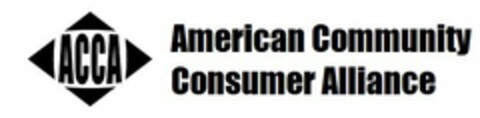 ACCA AMERICAN COMMUNITY CONSUMER ALLIANCE Logo (USPTO, 19.08.2016)