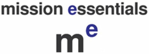 MISSION ESSENTIAL ME Logo (USPTO, 22.11.2016)