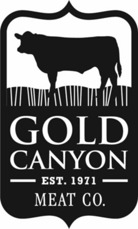 GOLD CANYON MEAT CO. EST. 1971 Logo (USPTO, 12.01.2017)