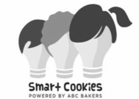 SMART COOKIES POWERED BY ABC BAKERS Logo (USPTO, 05/01/2017)