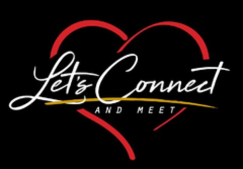 LET'S CONNECT AND MEET Logo (USPTO, 29.09.2017)