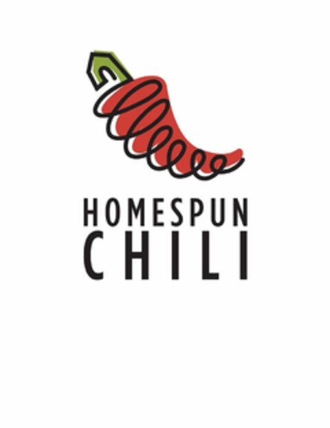 HOMESPUN CHILI Logo (USPTO, 10/24/2017)