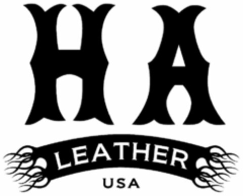 H A LEATHER USA Logo (USPTO, 28.10.2017)