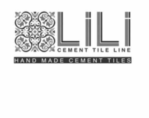 LILI CEMENT TILE LINE HAND MADE CEMENT TILES Logo (USPTO, 11/09/2017)