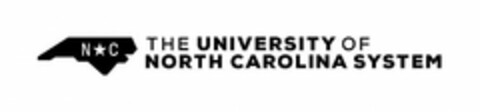 NC THE UNIVERSITY OF NORTH CAROLINA SYSTEM Logo (USPTO, 02/20/2018)