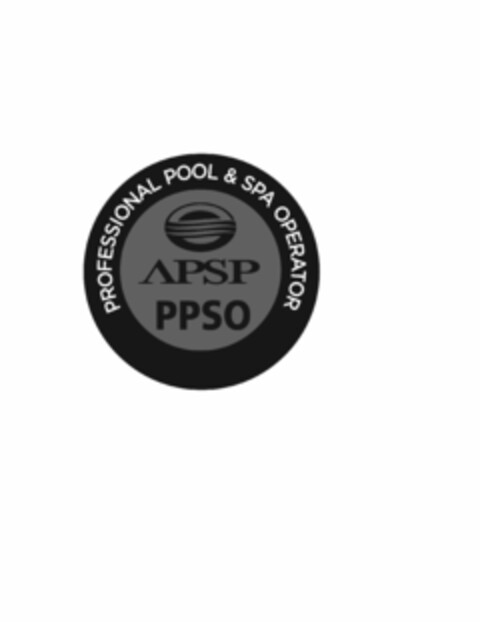 APSP PPSO PROFESSIONAL POOL & SPA OPERATOR Logo (USPTO, 11.05.2018)