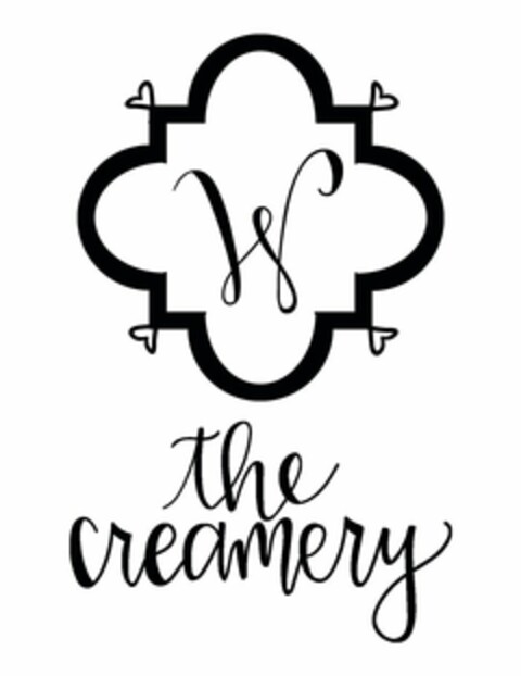 W THE CREAMERY Logo (USPTO, 01/07/2019)