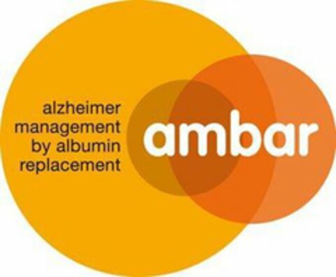 AMBAR ALZHEIMER MANAGEMENT BY ALBUMIN REPLACEMENT Logo (USPTO, 15.04.2019)