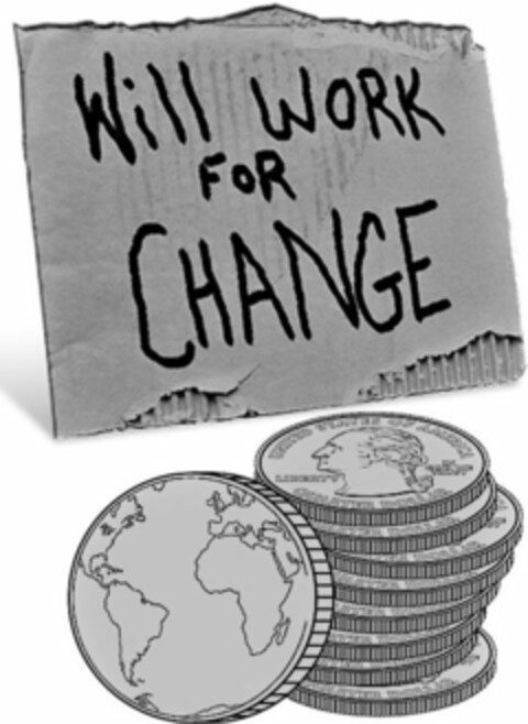 WILL WORK FOR CHANGE Logo (USPTO, 22.04.2019)