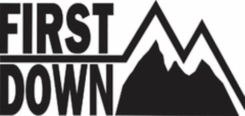 FIRST DOWN Logo (USPTO, 03.05.2019)