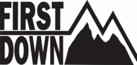 FIRST DOWN Logo (USPTO, 05/03/2019)