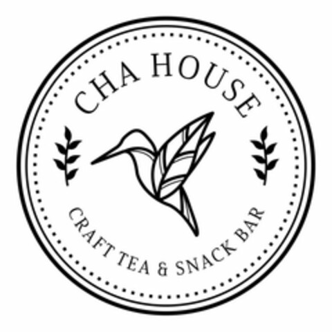 CHA HOUSE CRAFT TEA & SNACK BAR Logo (USPTO, 06/05/2019)