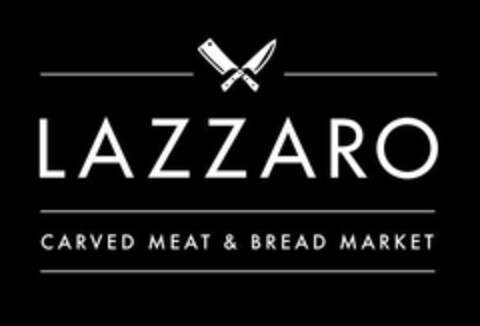 LAZZARO CARVED MEAT & BREAD MARKET Logo (USPTO, 09.07.2019)