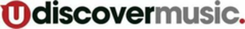 UDISCOVERMUSIC. Logo (USPTO, 09.07.2019)