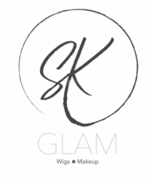 SK GLAM WIGS MAKEUP Logo (USPTO, 17.07.2019)